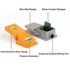 Foot Switch Pedal AC380V/DC220V 15A SPDT for Various Applications