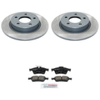 DuraGo Rear Rotors & Bosch QuietCast Brake Pads Kit for Mazda 3