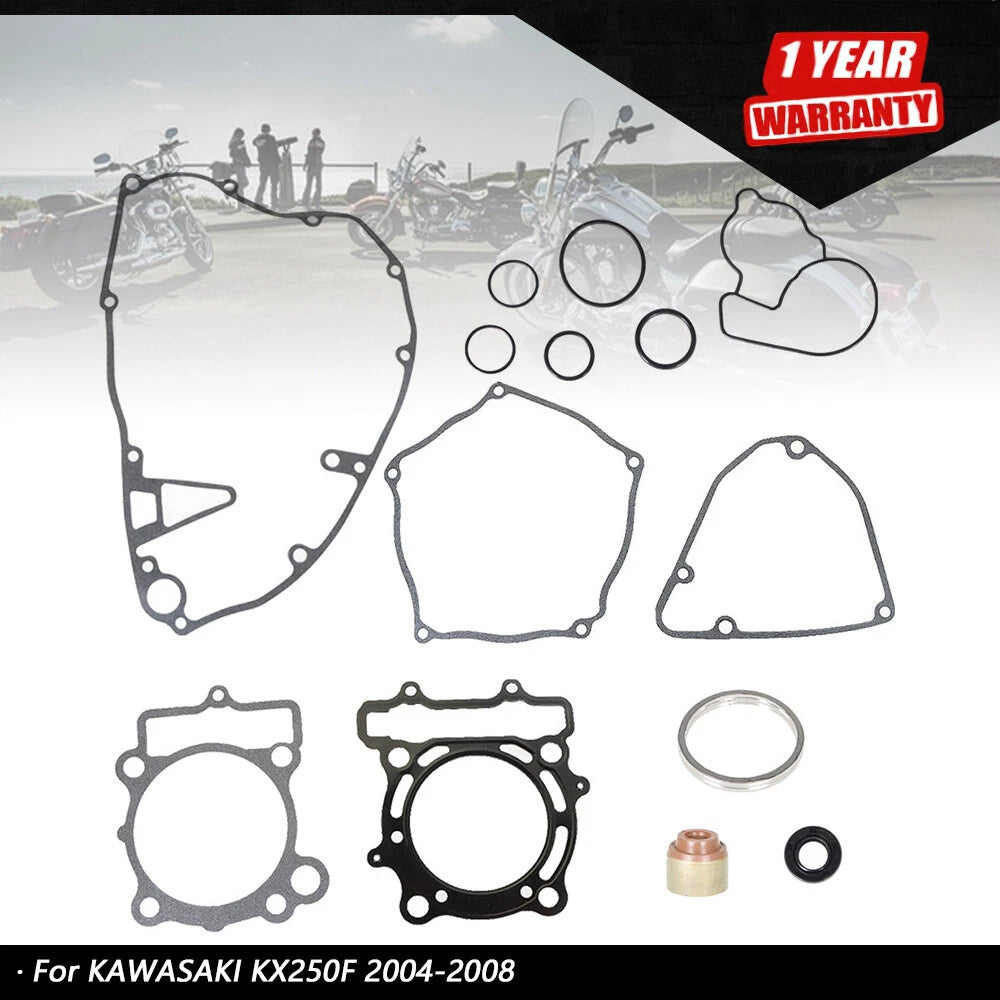 Complete Gasket Kit for Kawasaki KX250F (2004-2008)