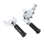 Chrome Passenger Footpeg Pedal for Harley Sportster Iron 883 1200 48 (2014–2022)