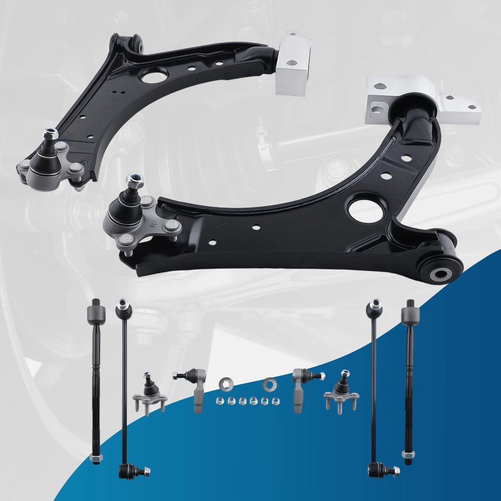 Front Control Arm Ball Joints Tie Rod for Jetta Golf Eos GTI R32 A3 (2006–2013)