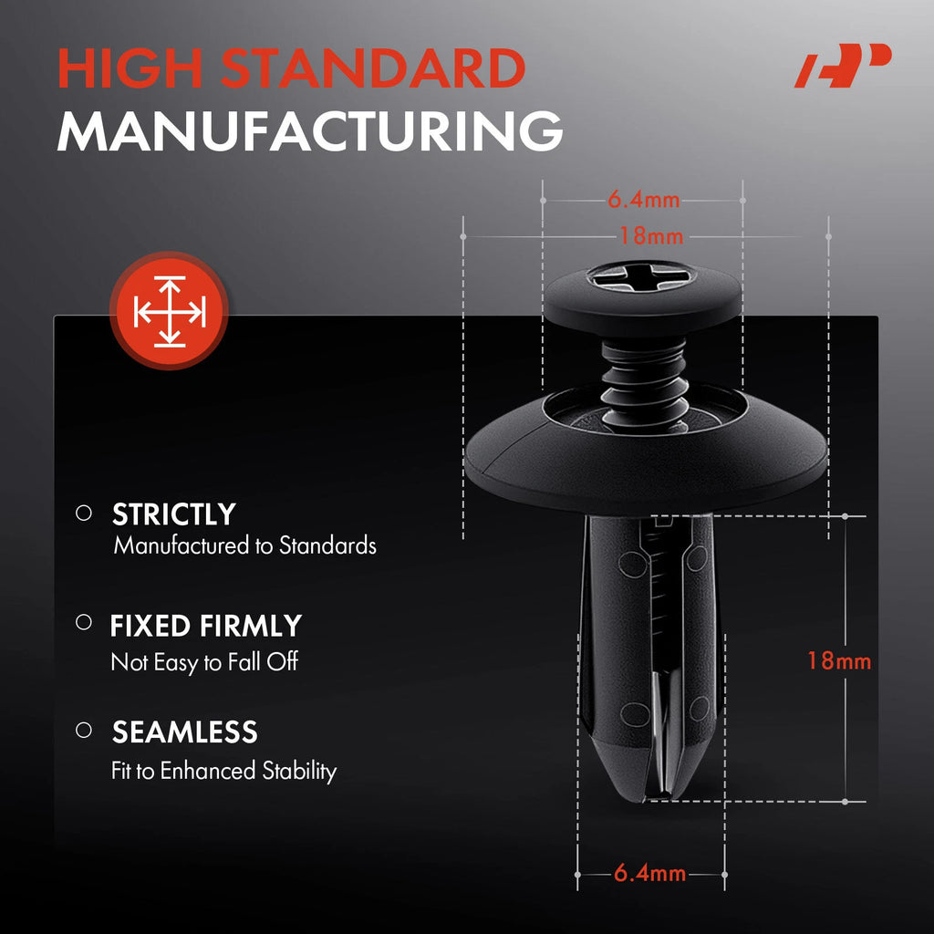 50Pcs Retainer Clips for Ford Lincoln