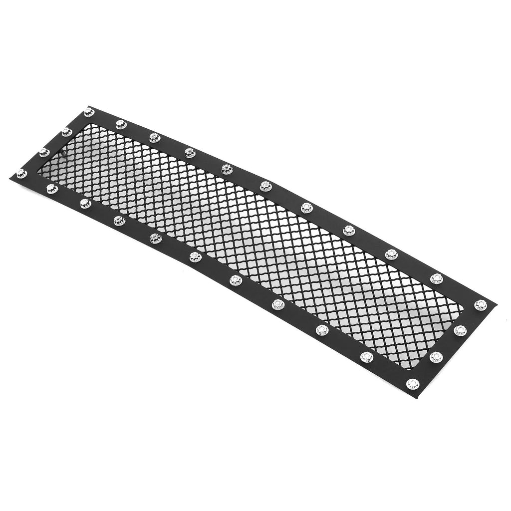 Black Bumper Mesh Rivet Grille for Chevy Silverado 2500HD/3500HD (2015–2019)