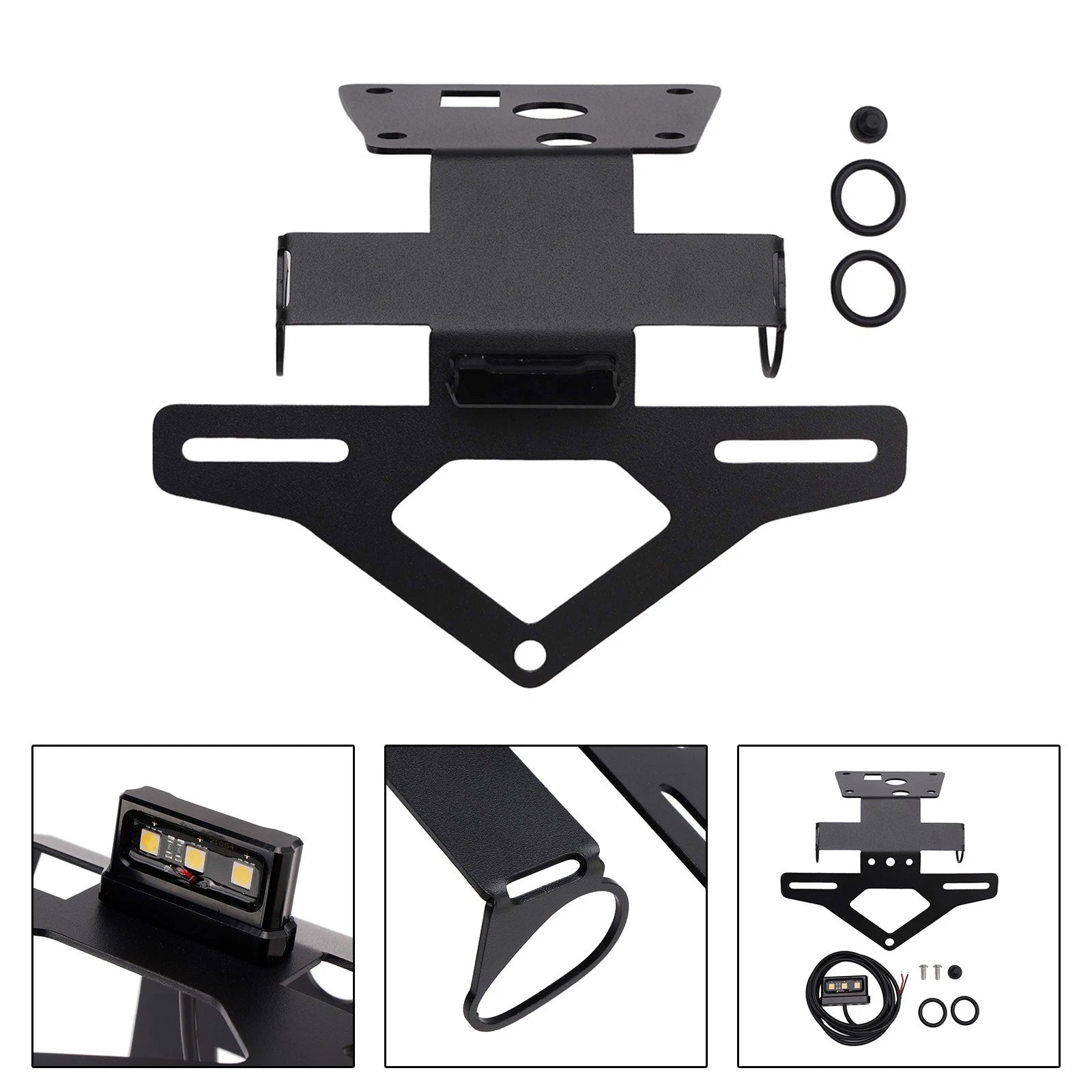 License Plate Holder Frame for Yamaha XSR900 (2022–2025) Black