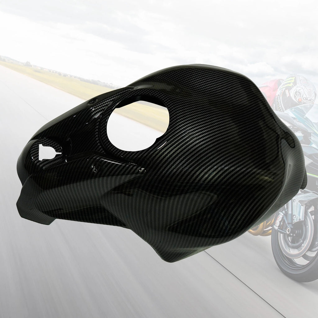 Carbon Fiber Look Fuel Gas Tank Cover for Kawasaki Ninja 650 (2017–2025)