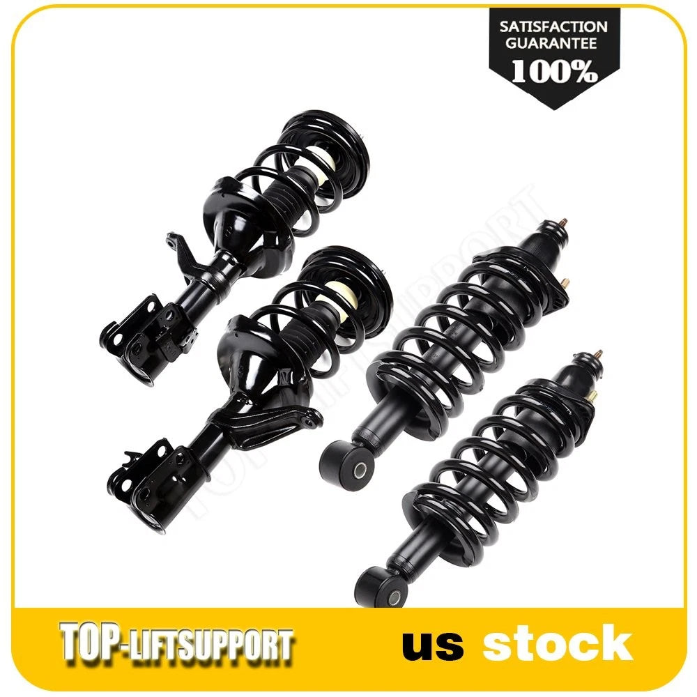 Set of 4 Complete Struts and Springs for Honda CR-V (2002–2006)