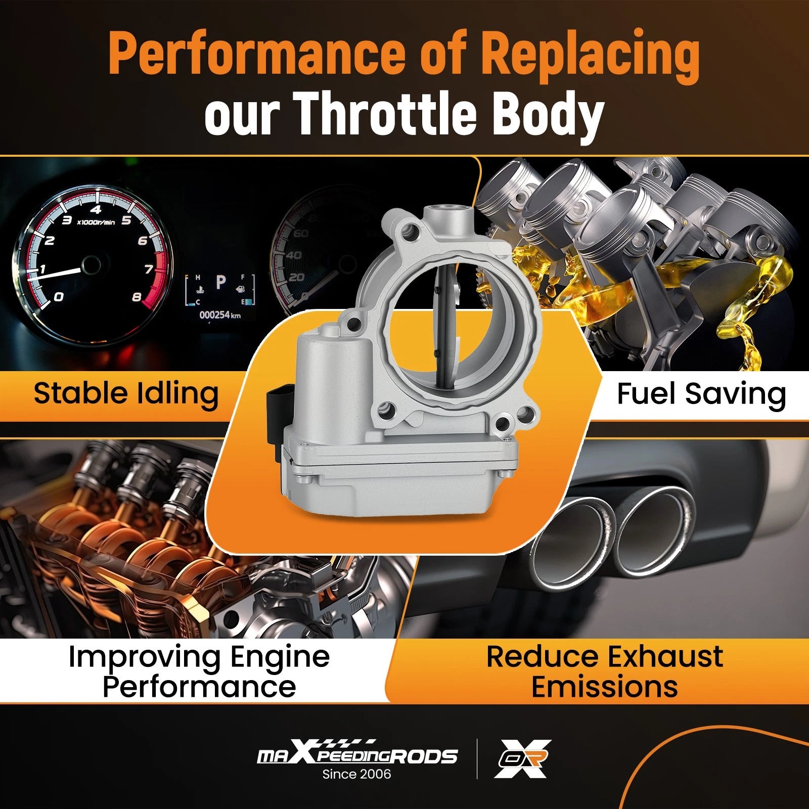 Electronic Throttle Body Assembly for Kia Sportage Hyundai Sonata (2005–2010)