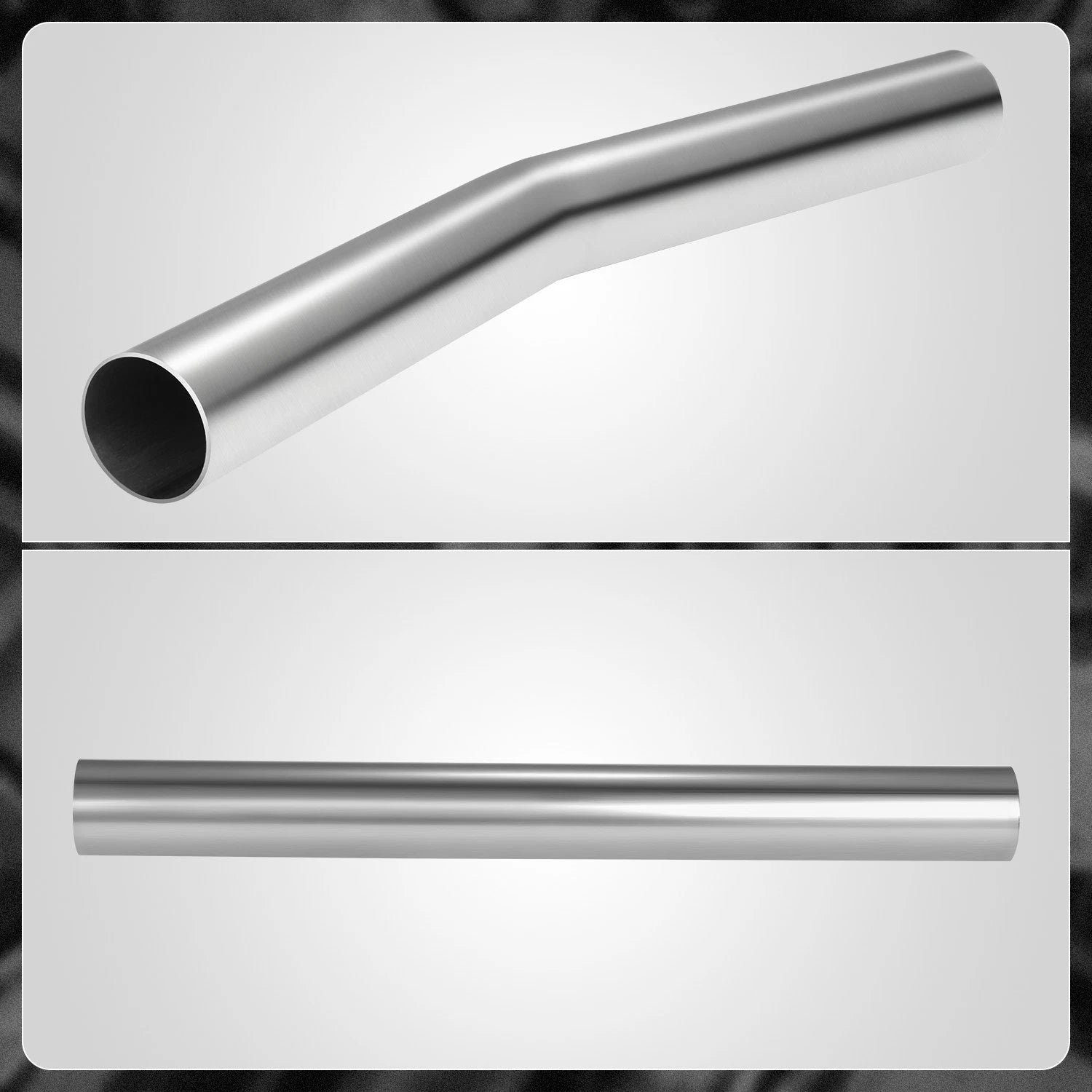 2.5" OD Exhaust Piping for (18 Gauge, Slip-Fit)