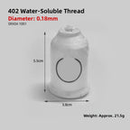 Water Soluble PVA Line 202 402 for Bait Binding Fly Tying (0.28mm, 0.18mm)