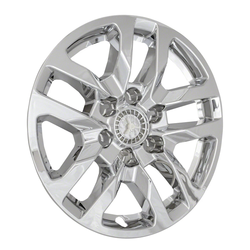 Wheel Skins Hub Caps Chrome 18 Inch for 2019–2021 Silverado 1500