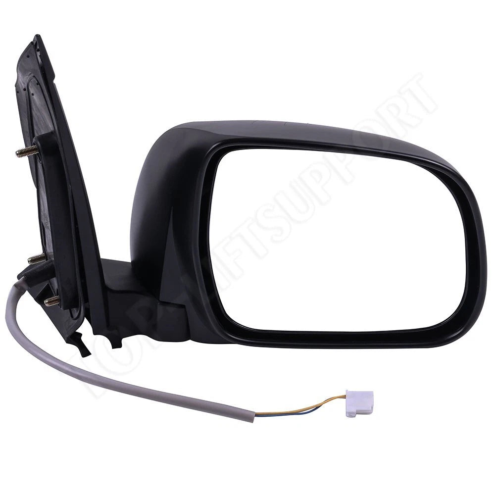 Power Side View Door Mirror for Toyota Sienna (2004–2010) - Manual Fold, Black
