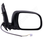 Power Side View Door Mirror for Toyota Sienna (2004–2010) - Manual Fold, Black