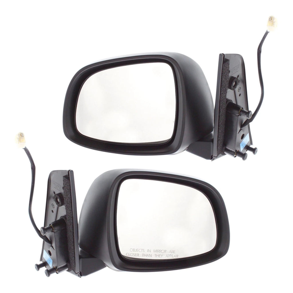 Set of 2 Power Mirrors for Suzuki SX4 (2007–2013) Manual Folding Paintable