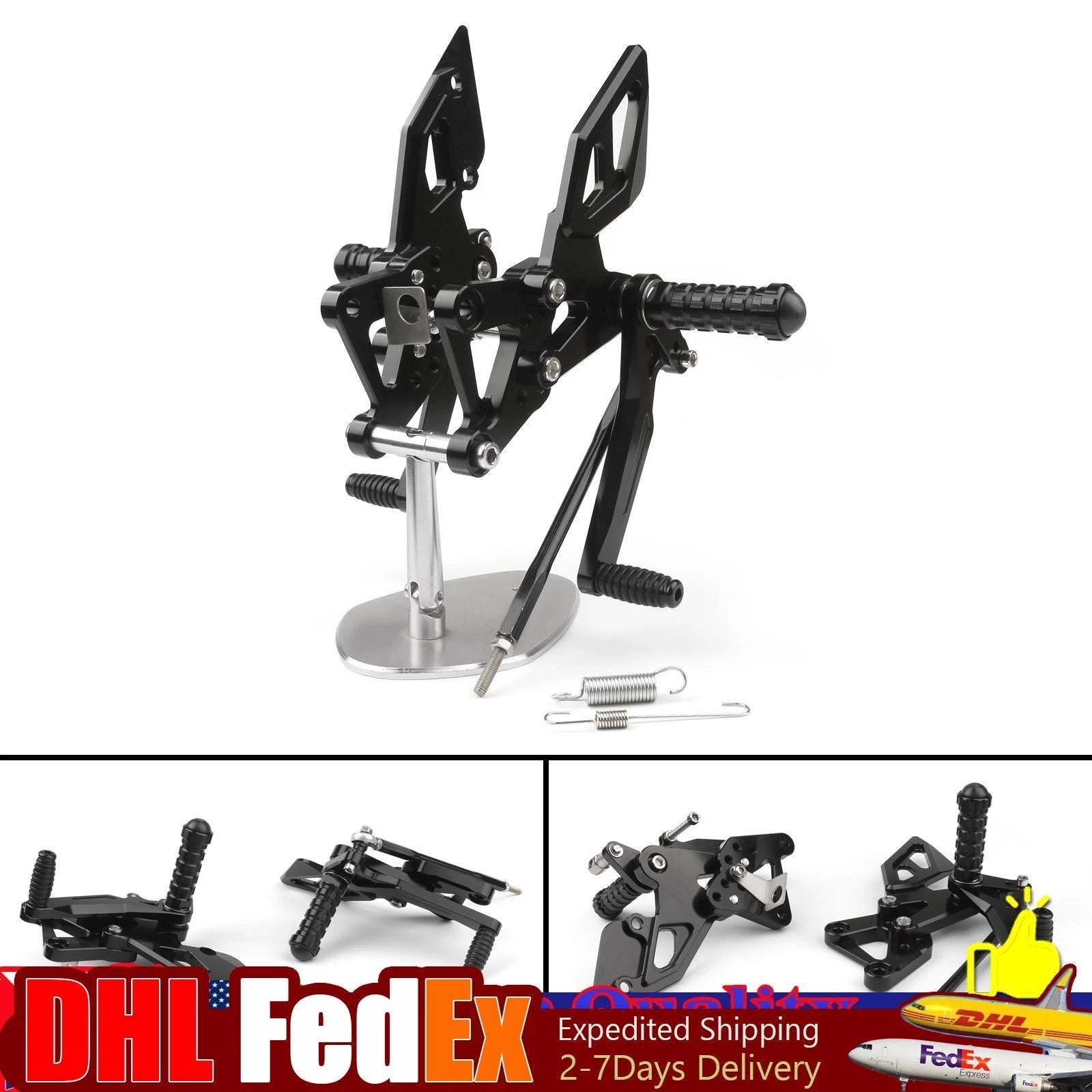 Rearsets Footpegs Footrest for Yamaha YZF R25 R3 (2014–2016)