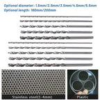 Extra Long Straight Shank HSS Drill Bit 1.5-5.5mm (160-200mm)