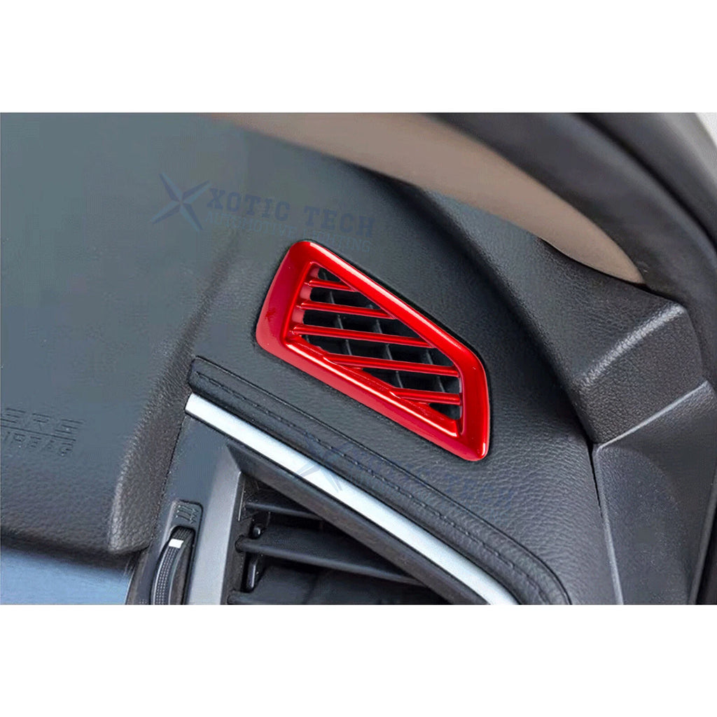 Carbon Fiber Style Side AC Vent Trim for Honda Civic 2016-2021