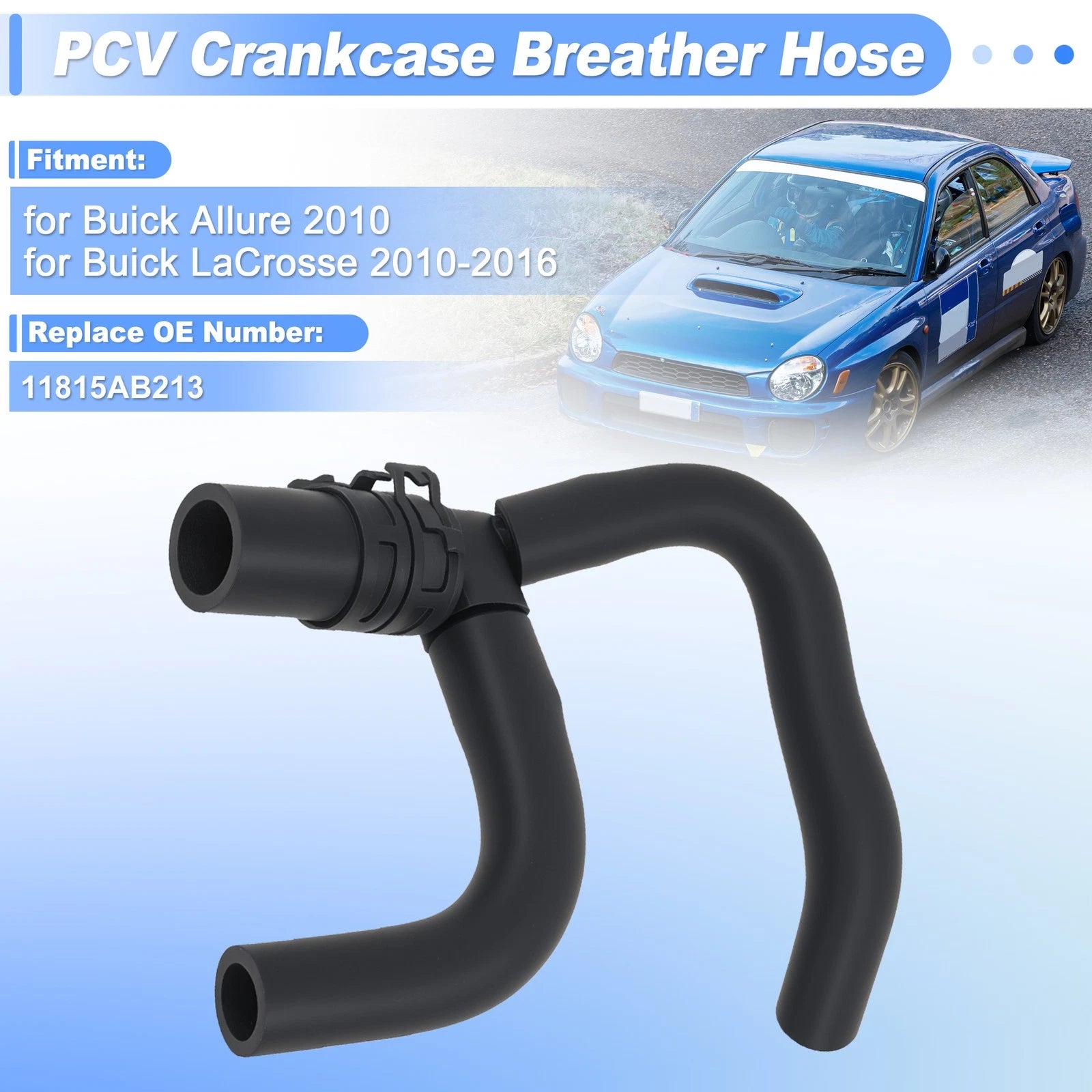 PCV Crankcase Ventilation Hose 11815AB213 for Subaru Impreza WRX (2002–2003)