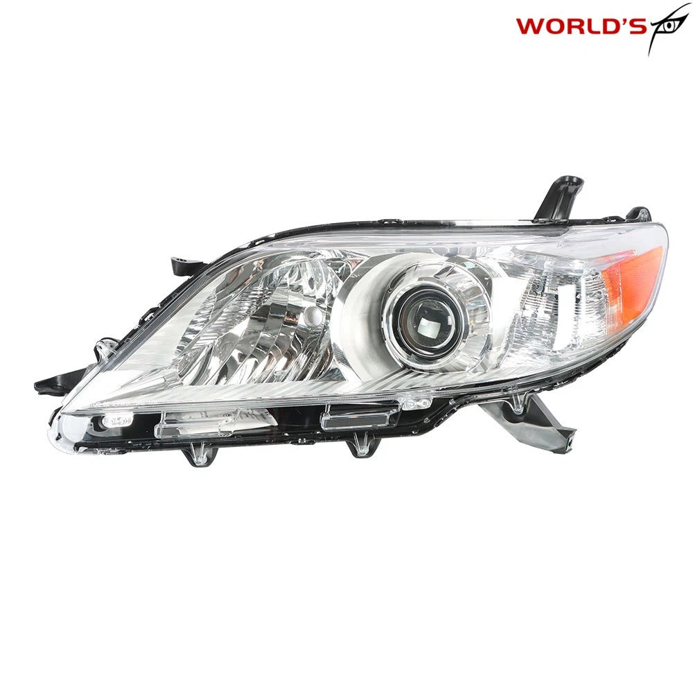 Pair Headlights for Toyota Sienna (2011–2020) Halogen Chrome