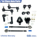 10pc Front Suspension Lower Ball Joint Tie Rod for Toyota Corolla (1993–1995)