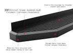 iBoard Black Running Boards for Kia Sorento (2003-2010)