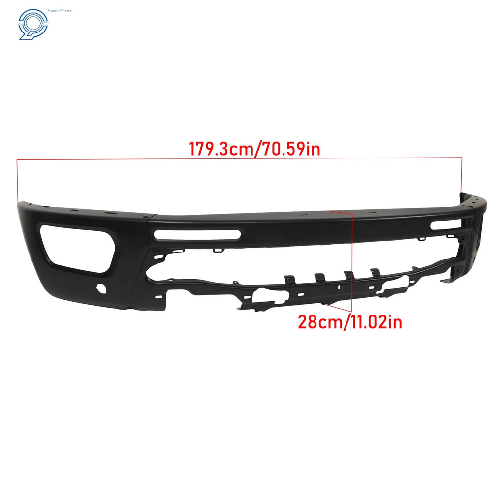 Black Split Front Bumper Face Bar for Ford Ranger (2019-2023)