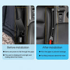 2pcs Black Car Seat Gap Filler for Universal Fit (2010–2023)