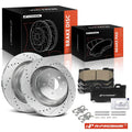 Drilled Brake Rotors & Ceramic Pads for Infiniti G37 (2008–2013)