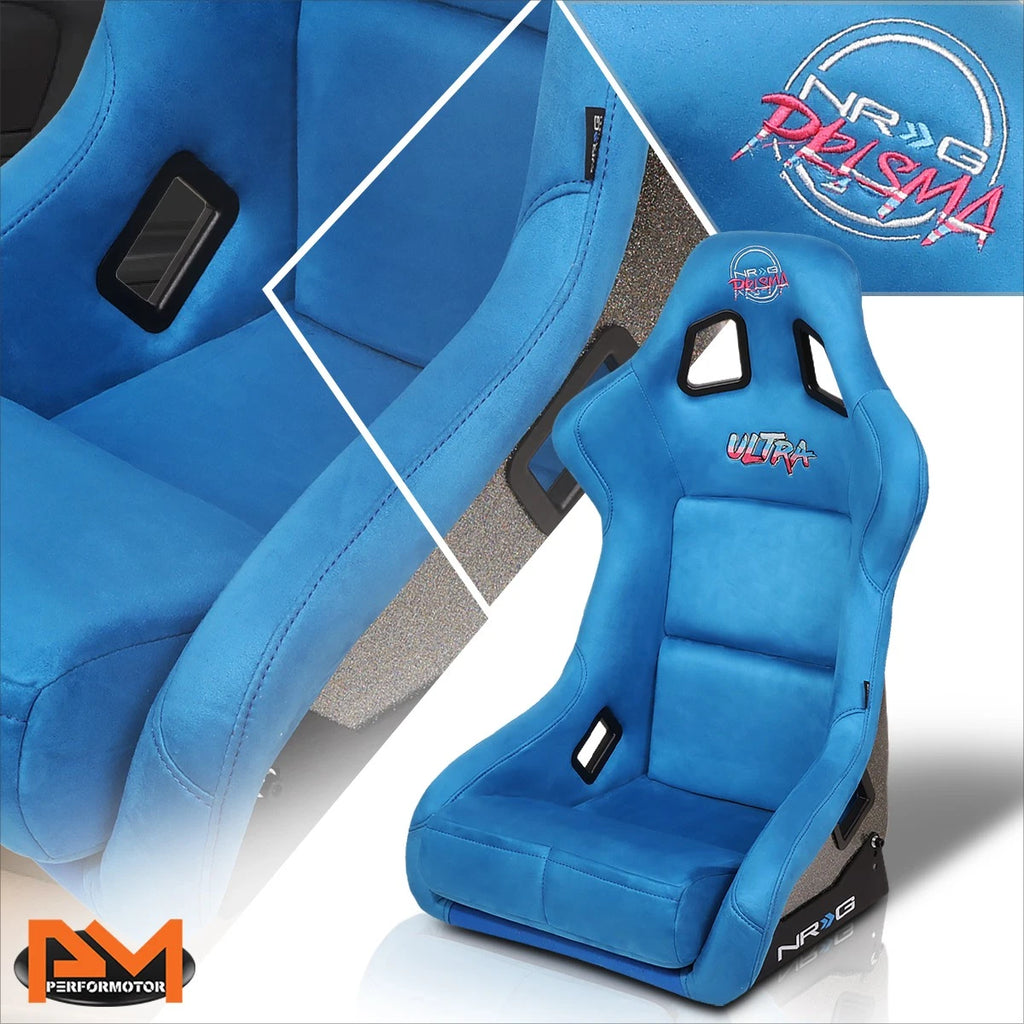 Prisma Fixed Back Racing Seat for NRG Innovations (FRP-302BL-ULTRA)