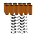 Set of 12 Wix 57204 Engine Oil Filters for (Metal Free)