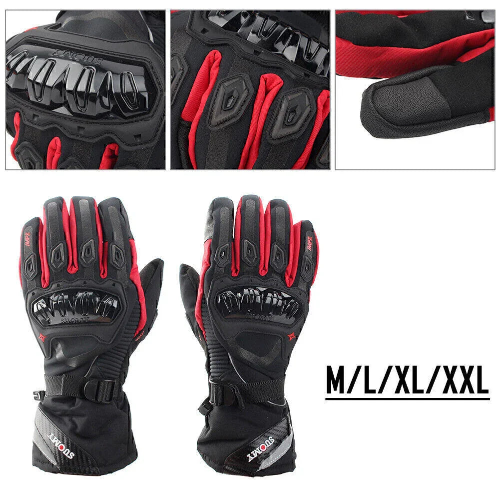 Winter Waterproof Touch Screen Gloves for Motorcycle Riders