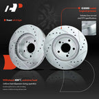 Front Drilled Brake Rotors for Subaru Legacy, Impreza (1990–2001)