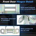 Upper Door Hinge for Ford F250 F350 (1994–2004) F81Z-2522800-AA