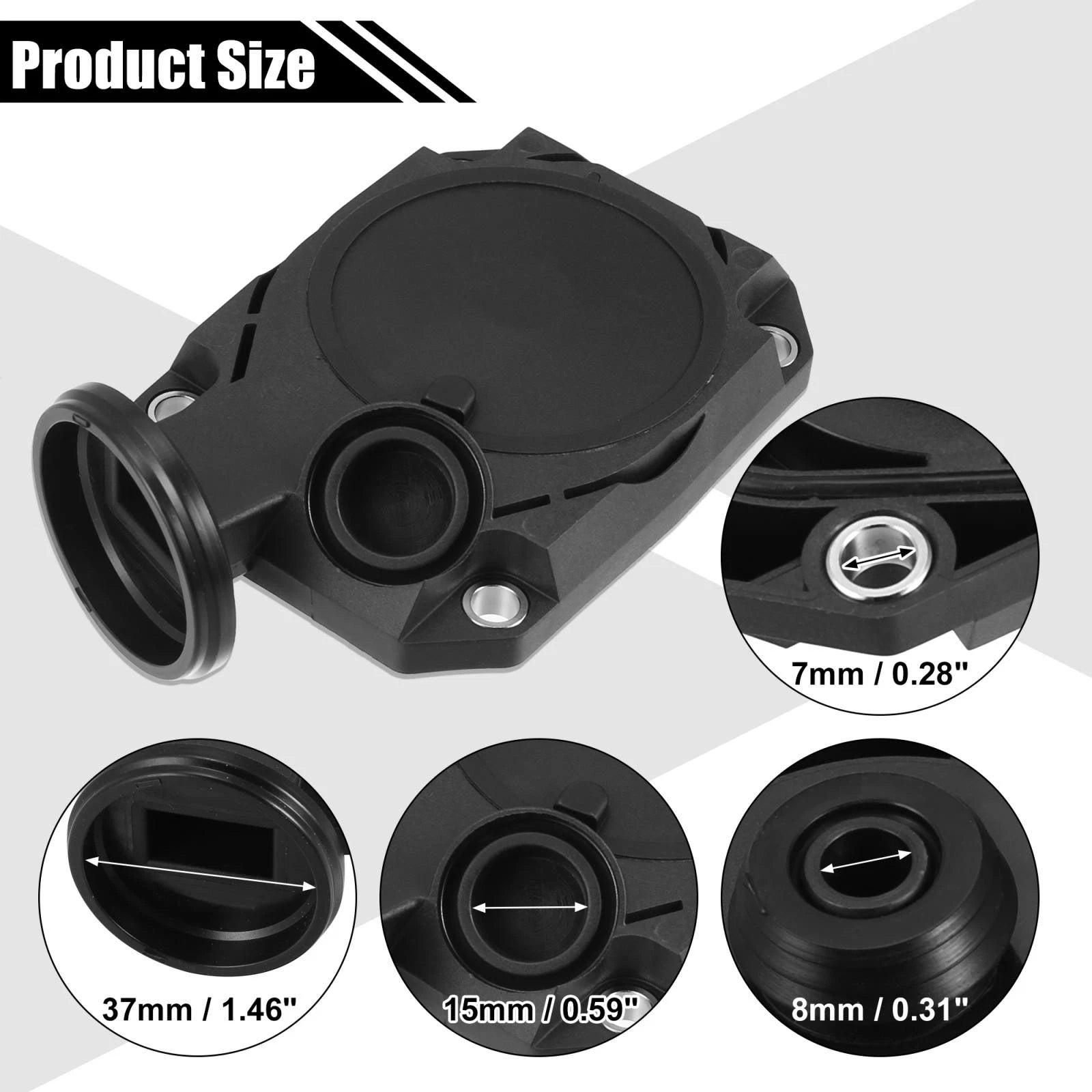 Car PVC Engine Crankcase Vent Valve for BMW 750iL 850Ci (1995–2001) 11157501564