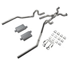 2.5" Dual Exhaust Kit for Ford Crown Victoria P71 (2004–2011) Full Boar Mufflers