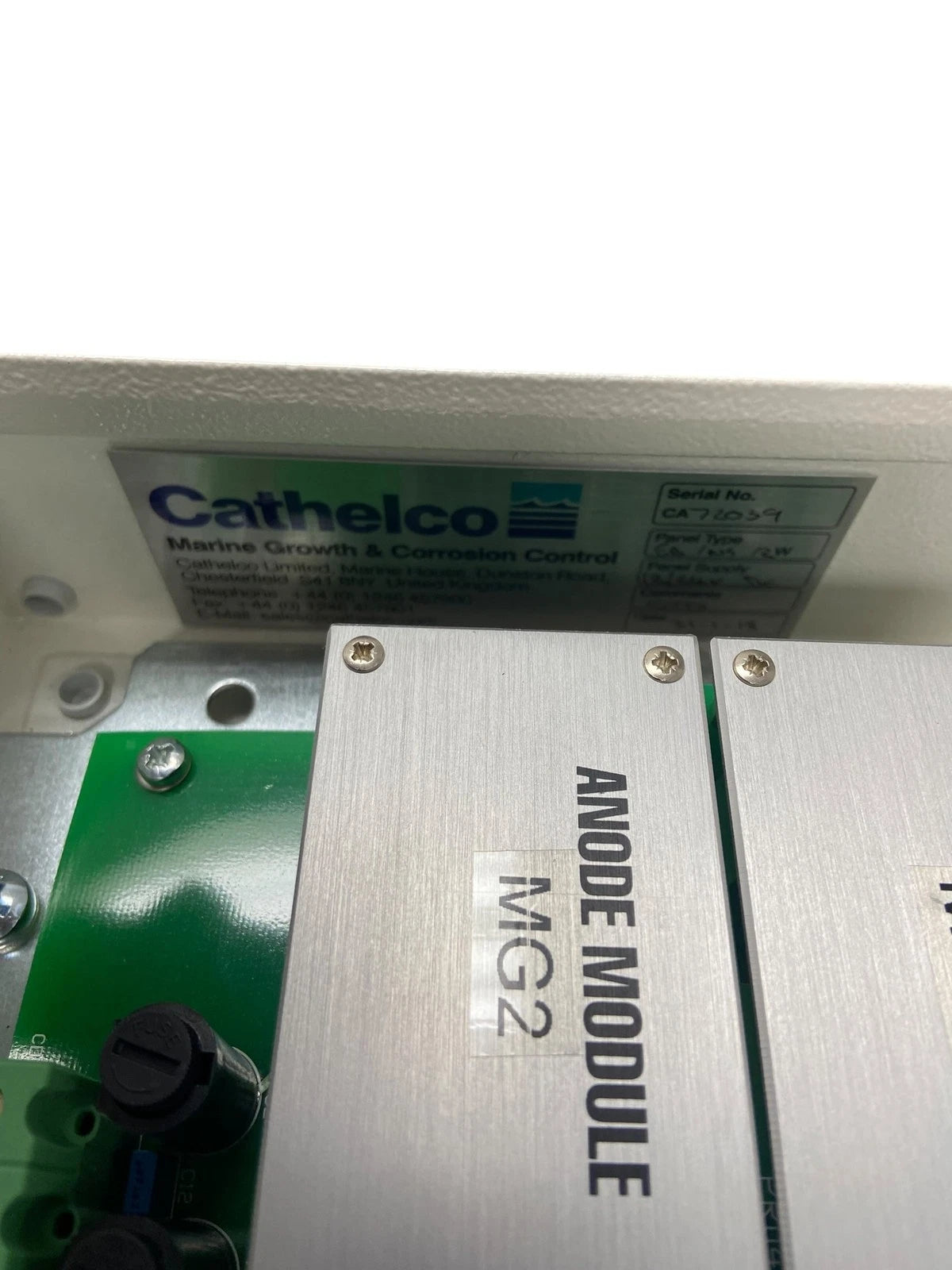 Cathelco Nano Control Panels (EB/NS) & 2 MGPS Copper Anodes for Marine (OEM)
