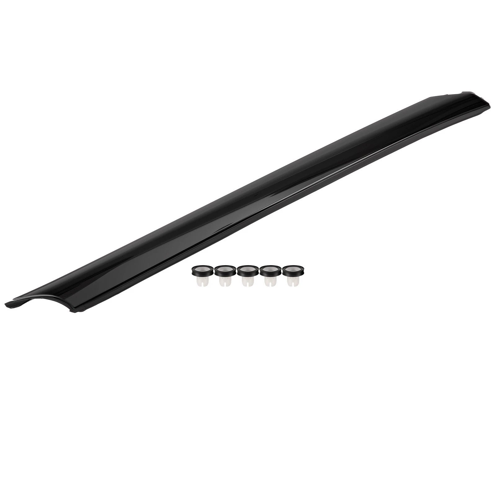 Left Windshield A-Pillar Trim for Nissan Maxima (2016-2020) Black ABS