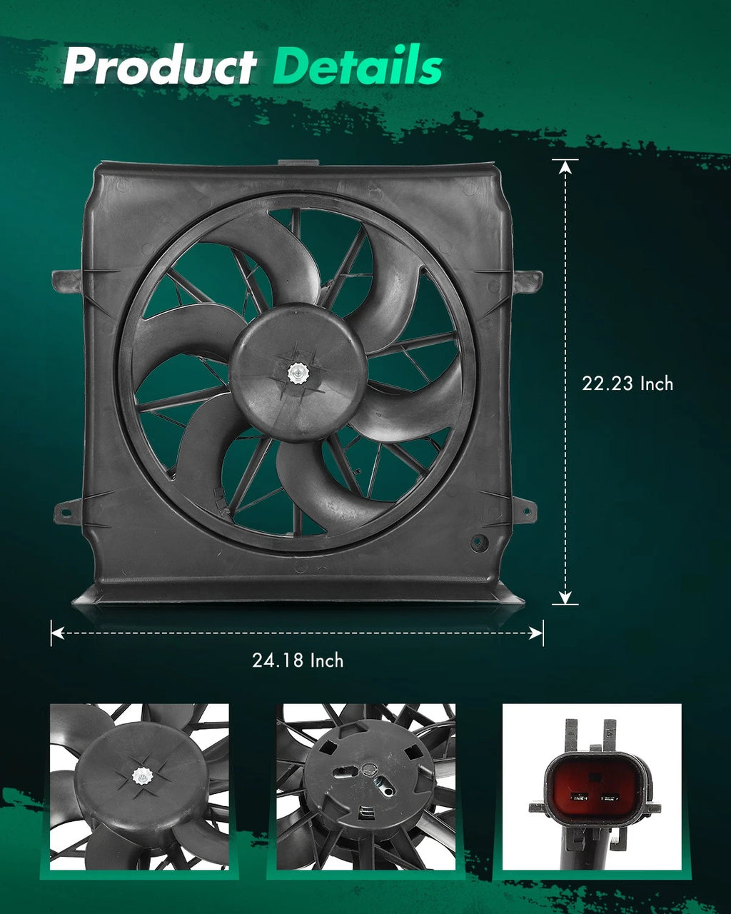 Radiator Cooling Fan Assembly for Jeep Liberty (2002–2004) 620520