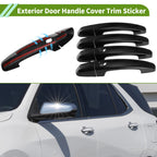 Exterior Door Handle Cover Trim for Chevrolet Equinox (2018–2023) Glossy Black