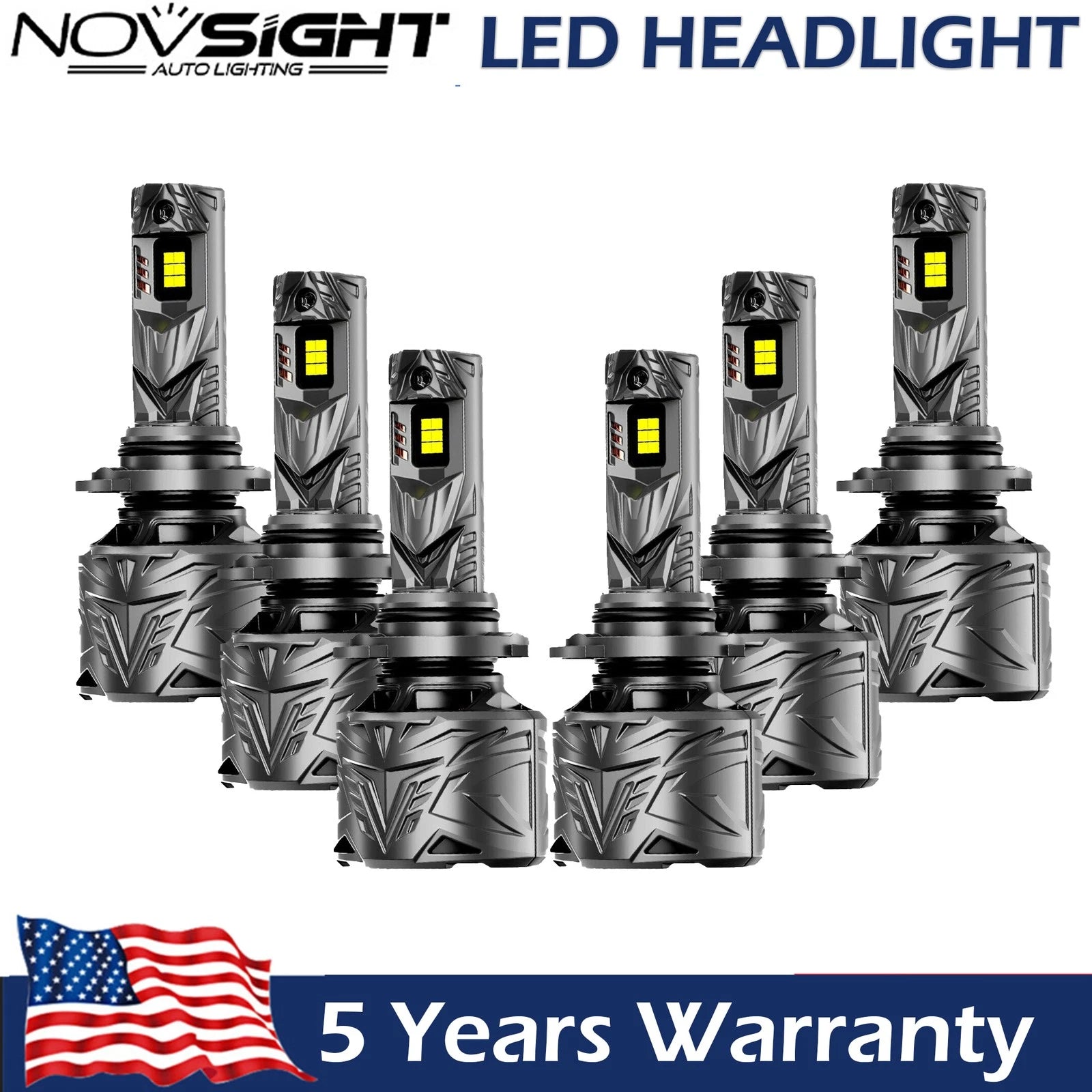 6X H11 LED Headlight Kit Bulbs for Chevrolet Impala Limited (2014–2016)