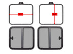 Sliding Rear Window Insert for SuperATV Poly Cab Doors (See Fitment)