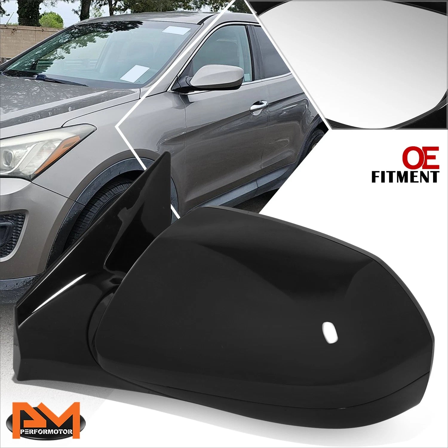 Power Adjust Side View Door Mirror for Hyundai Santa Fe (2013–2016)