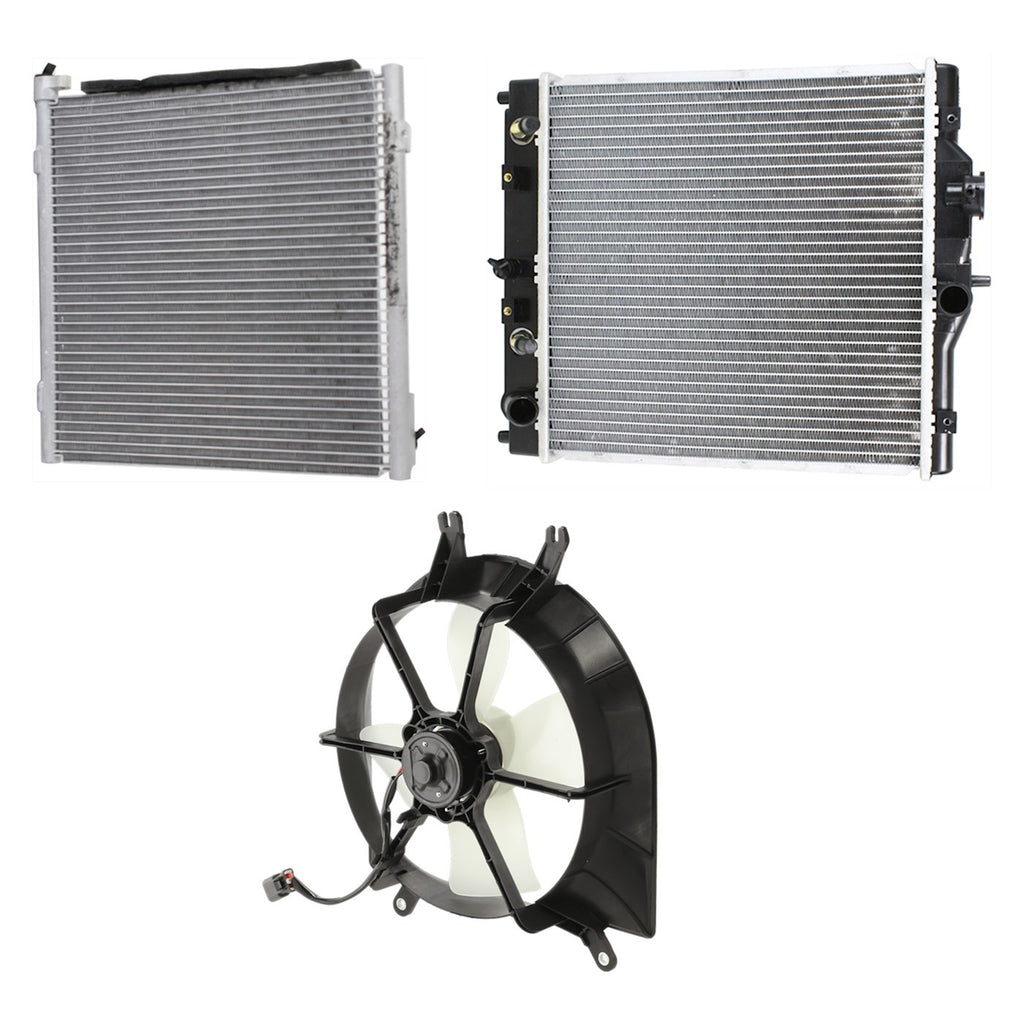 A/C Condenser for Honda Civic Acura EL (1999–2000)