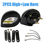 2X 12V 128DB Super Loud Train Horn for Motorcycle Car Truck SUV Boat