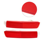1 Pair Rear Bumper Side Marker Reflector Red for Nissan  265655C000 265605C000
