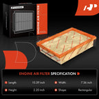 Engine Air Filter for Toyota Highlander (2017-2019) Lexus RX450h (2016-2022)