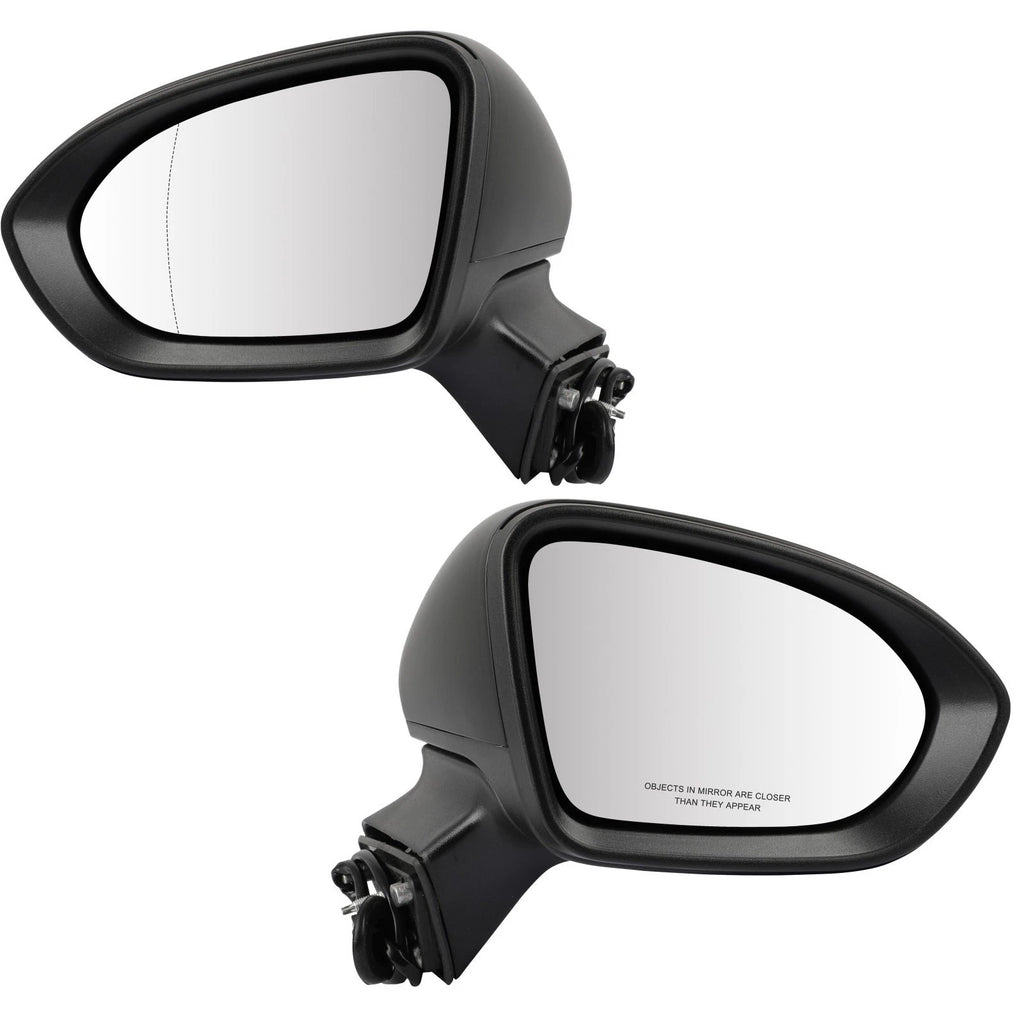 Set of 2 Door Mirrors for Chevrolet Cruze (2016–2019) - Heated, Signal Lamp