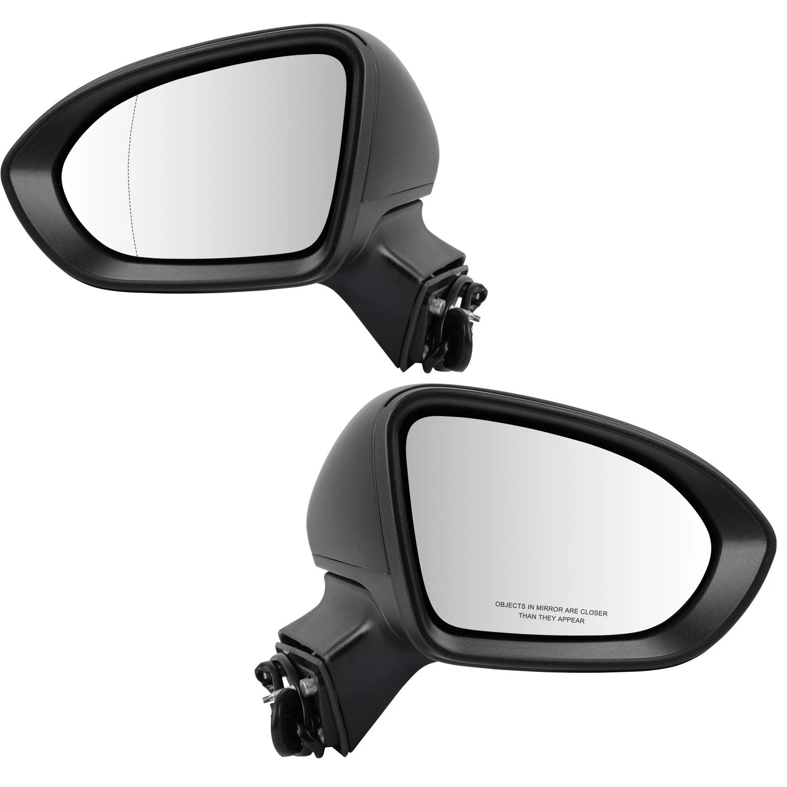 Set of 2 Door Mirrors for Chevrolet Cruze (2016–2019) - Heated, Signal Lamp