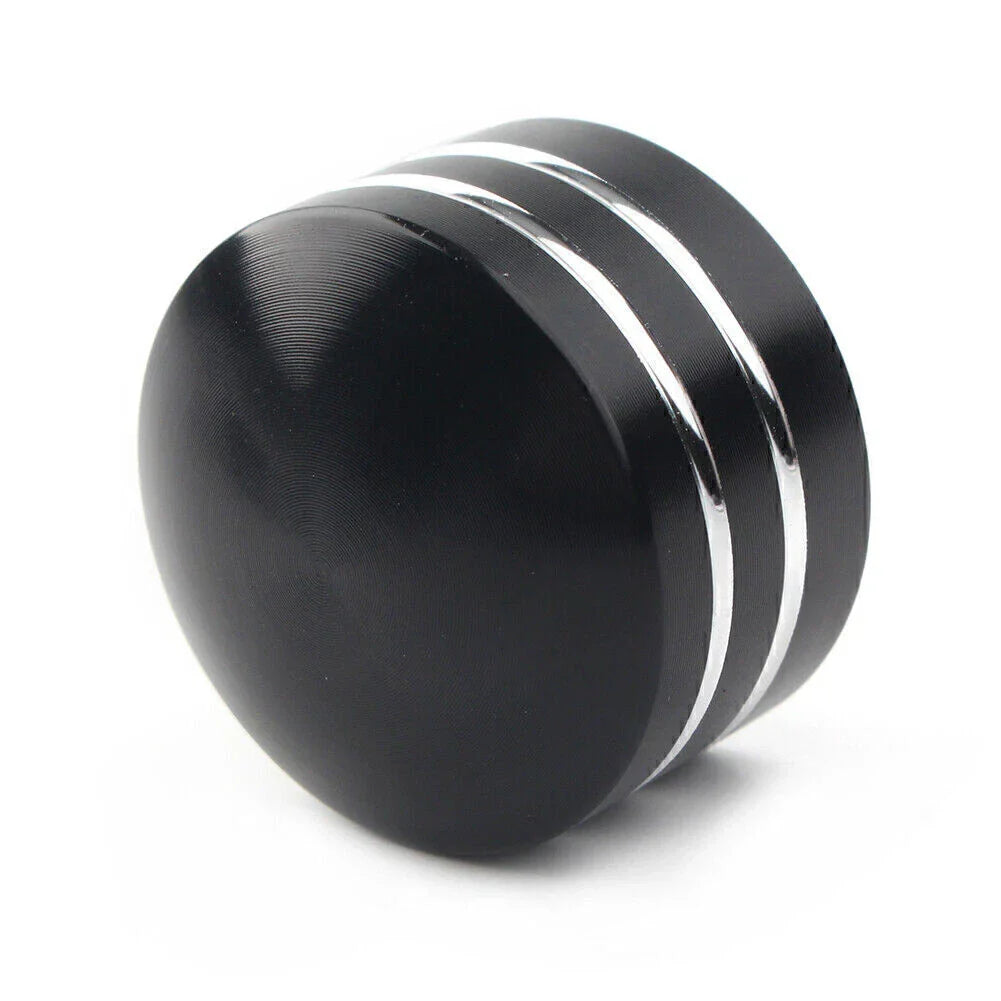 10 x Black CNC 9mm Motor Bolt Topper Caps for Harley
