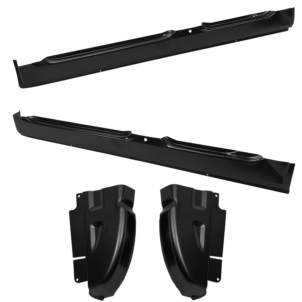 Set of 4 Rocker Panels & Cab Corners for Dodge Ram Pickup (2002–2008)