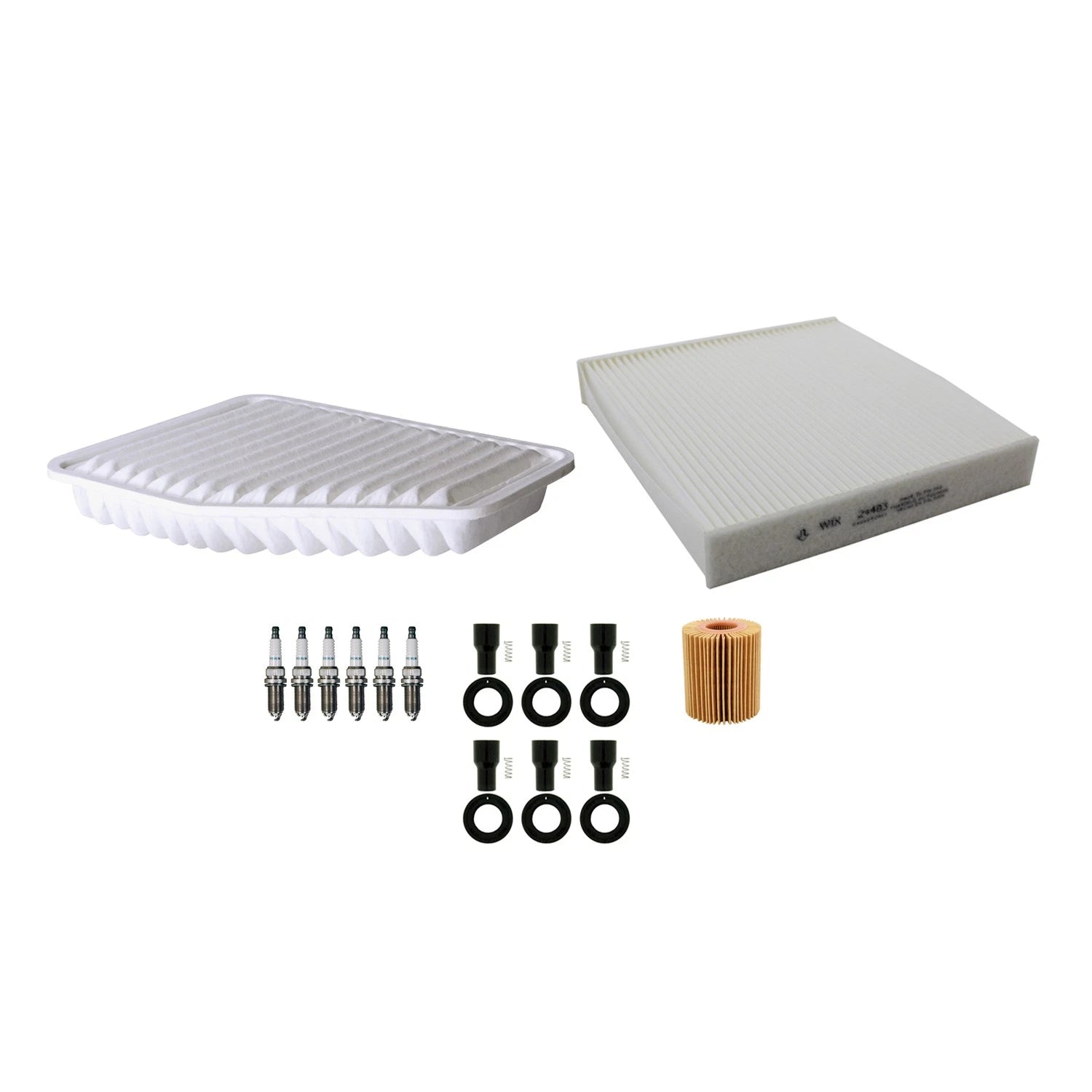 Tune Up Kit with NGK 6 Spark Plugs & Boots for Lexus GS300 GS450h (1998–2020)